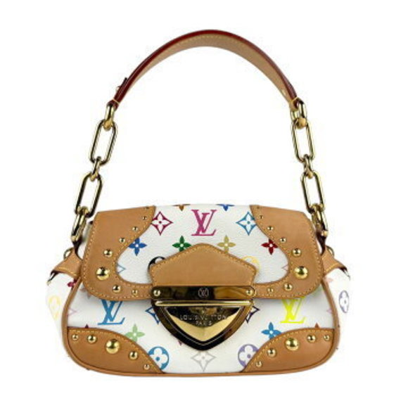 Louis Vuitton Marilyn Multicolor Handbag Bron White - Picture 1 of 5